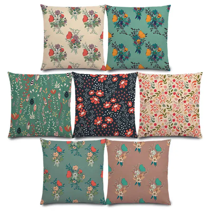 New Botanical Floral Pattern Colorful Butterfly Beautiful Flowers Garden Mini Prints Cushion Cover Sofa Throw Pillow Case
New Botanical Floral Pattern Colorful Butterfly Beautiful Flowers Garden Mini Prints Cushion Cover Sofa Throw Pillow Case