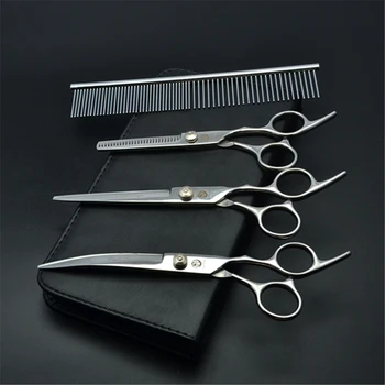 Suit 7.0" Stainless Comb+Cutting +Thinning Scissors+Down Curved Shears Professional Pet Scissors Do Grooming Scissors Set Z3001
Suit 7.0" Stainless Comb+Cutting +Thinning Scissors+Down Curved Shears Professional Pet Scissors Do Grooming Scissors Set Z3001
