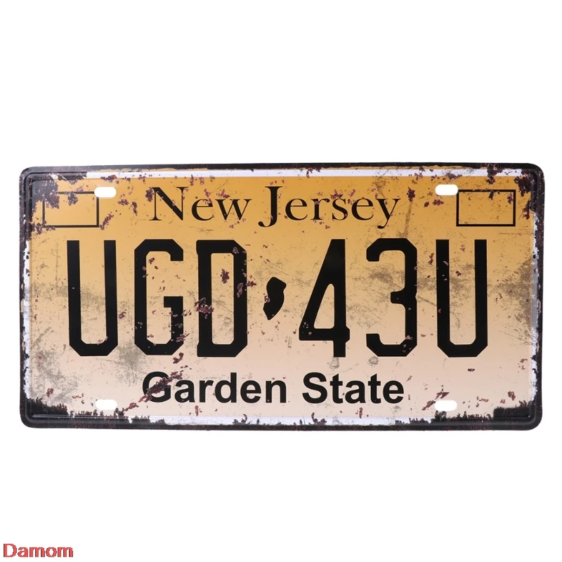 Car License Plate cover Vintage Retro Metal Tin Sign number frame bolts Poster Plaque Bar Pub Club Wall Home Decor 30x16cm
Car License Plate cover Vintage Retro Metal Tin Sign number frame bolts Poster Plaque Bar Pub Club Wall Home Decor 30x16cm