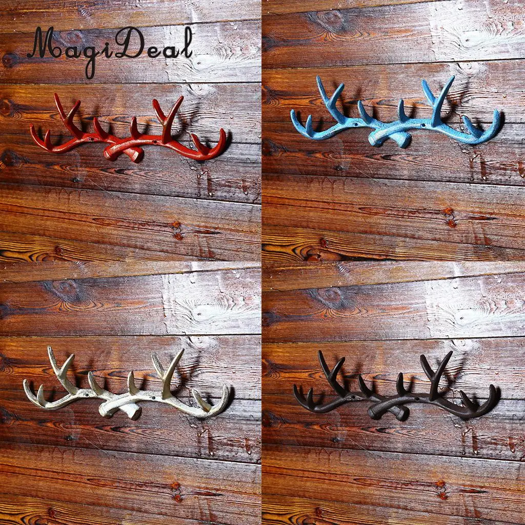 Baoblaze Vintage Cast Iron Deer Antlers Wall Hooks Strong Coat Towel Clothes Hat Key Hanger Holder, Xmas Gift Home Decoration
Baoblaze Vintage Cast Iron Deer Antlers Wall Hooks Strong Coat Towel Clothes Hat Key Hanger Holder, Xmas Gift Home Decoration