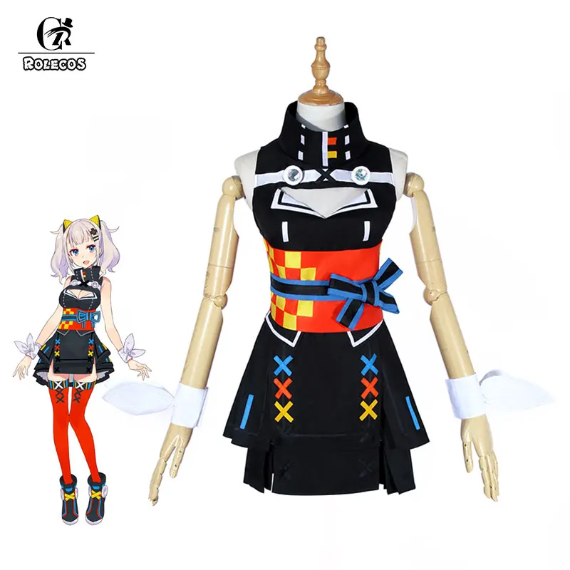 ROLECOS Anime Virtual Youtuber Cosplay Costume Kaguya Luna Costume Black Dress Full of Sets for Women Cosplay Costume Dress
ROLECOS Anime Virtual Youtuber Cosplay Costume Kaguya Luna Costume Black Dress Full of Sets for Women Cosplay Costume Dress