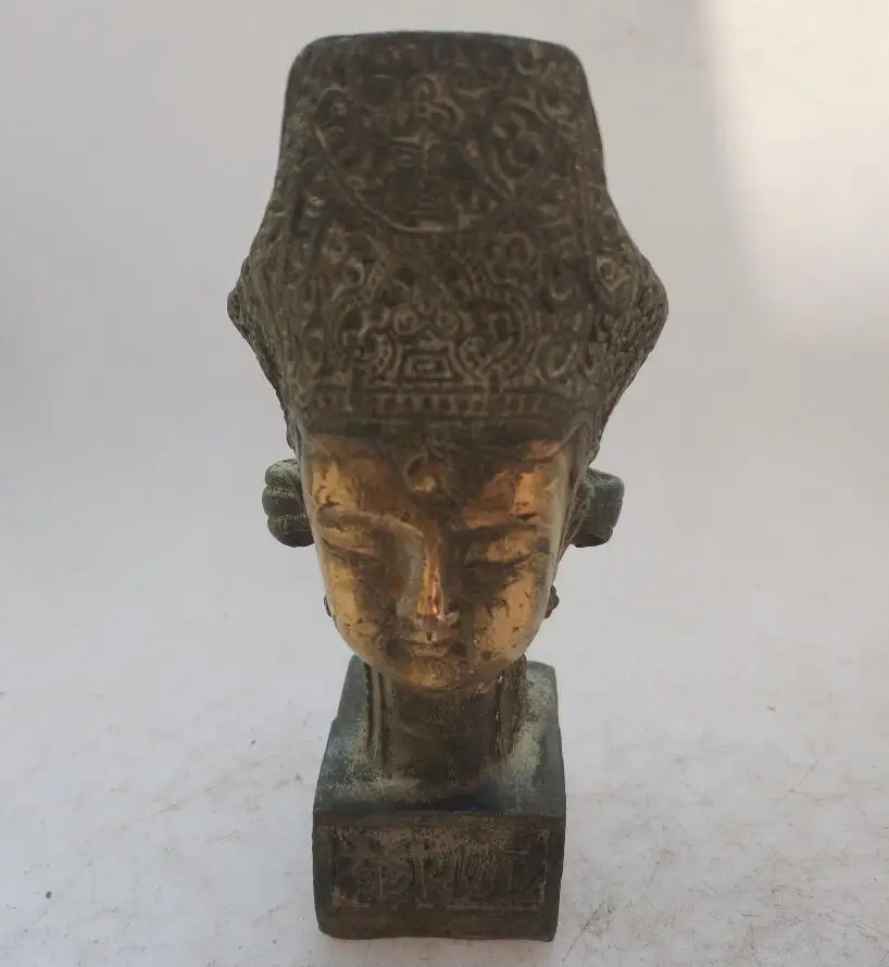 Collection chinese Handmade old bronze Guanyin Bodhisattva print statue, Home Decoration antique sculpture
Collection chinese Handmade old bronze Guanyin Bodhisattva print statue, Home Decoration antique sculpture