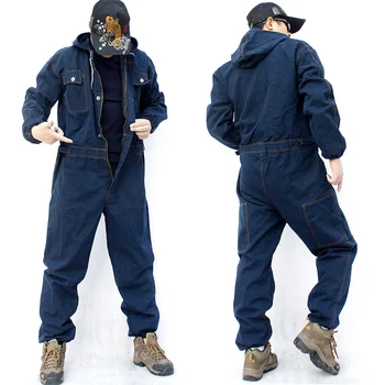 M-4XL 2018 new men's overalls jumpsuit long sleeve multi-pocket hood loose large size denim overalls jeans plus size
M-4XL 2018 new men's overalls jumpsuit long sleeve multi-pocket hood loose large size denim overalls jeans plus size