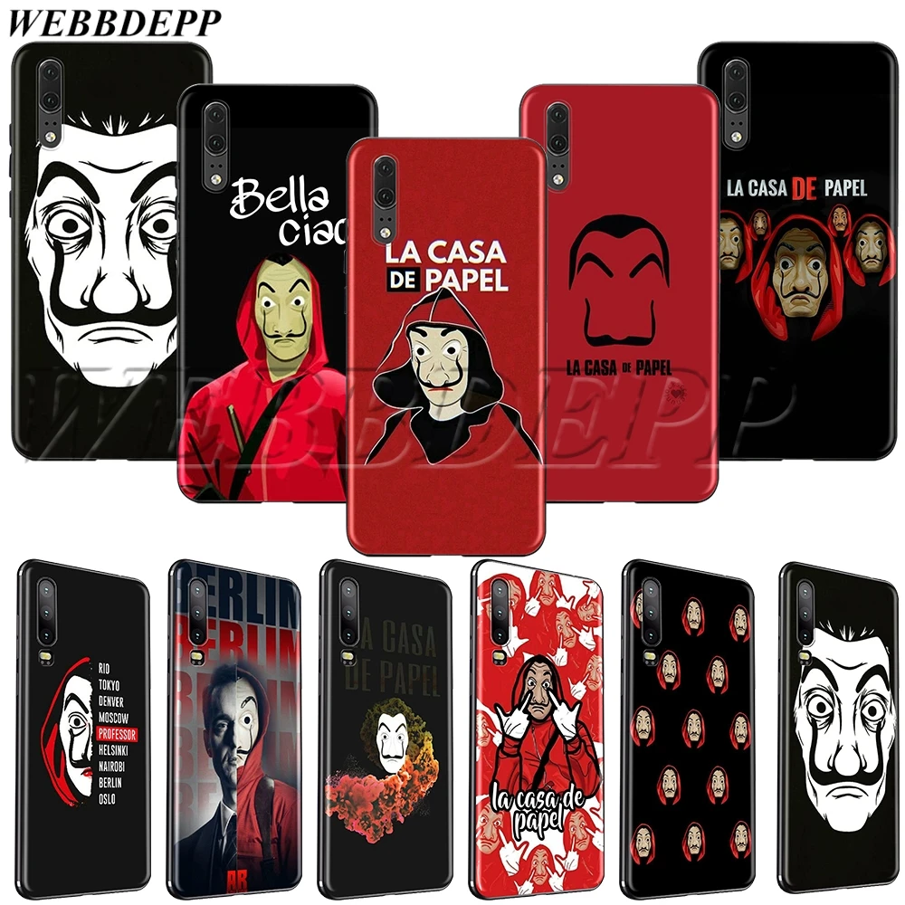 WEBBEDEPP Spain TV La Casa de papel TPU soft Case for Huawei Honor Nova View 20 9X P20 Y9 5i P Smart Z Prime plus Lite Pro 2019
WEBBEDEPP Spain TV La Casa de papel TPU soft Case for Huawei Honor Nova View 20 9X P20 Y9 5i P Smart Z Prime plus Lite Pro 2019