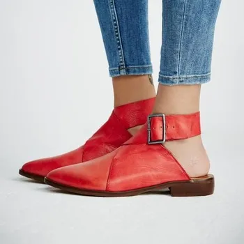 EOEODOIT 2019 Autumn Leather Shoes Women Retro Back Buckle Pointed Toe Low Square Heels Large Size Casual Flats Brogue Shoes
EOEODOIT 2019 Autumn Leather Shoes Women Retro Back Buckle Pointed Toe Low Square Heels Large Size Casual Flats Brogue Shoes