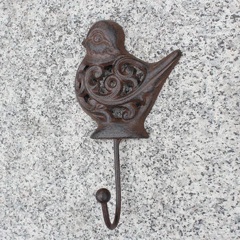 Cast Iron Song Bird Wall Hook-brown
Cast Iron Song Bird Wall Hook-brown