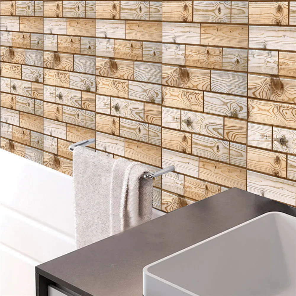 stone brick wall sticker self adhesive wallpaper