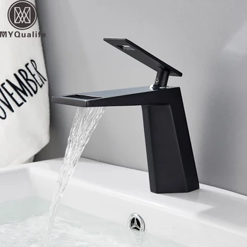 Black Waterfall Basin Faucet Deck Mounted Brass Single Handle Mixer Tap Deck Mounted Chrome White Bathroom Tap Hot Cold Faucet
Black Waterfall Basin Faucet Deck Mounted Brass Single Handle Mixer Tap Deck Mounted Chrome White Bathroom Tap Hot Cold Faucet