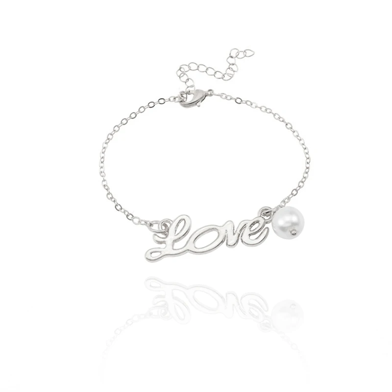 Trendy Minimalist Letter Love Pearl Charm Bracelet Femme Simple Gold Silver Nameplate Bracelets For Women Girlfriends Pulseras
Trendy Minimalist Letter Love Pearl Charm Bracelet Femme Simple Gold Silver Nameplate Bracelets For Women Girlfriends Pulseras