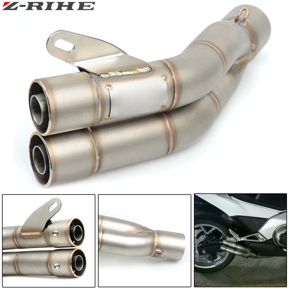 36-51mm Universal Motorcycle Double Exhaust Muffler Pipe toce For Honda CB600F CB 600 F cb600f Hornet CBR600F CBF600SA CB300F
36-51mm Universal Motorcycle Double Exhaust Muffler Pipe toce For Honda CB600F CB 600 F cb600f Hornet CBR600F CBF600SA CB300F