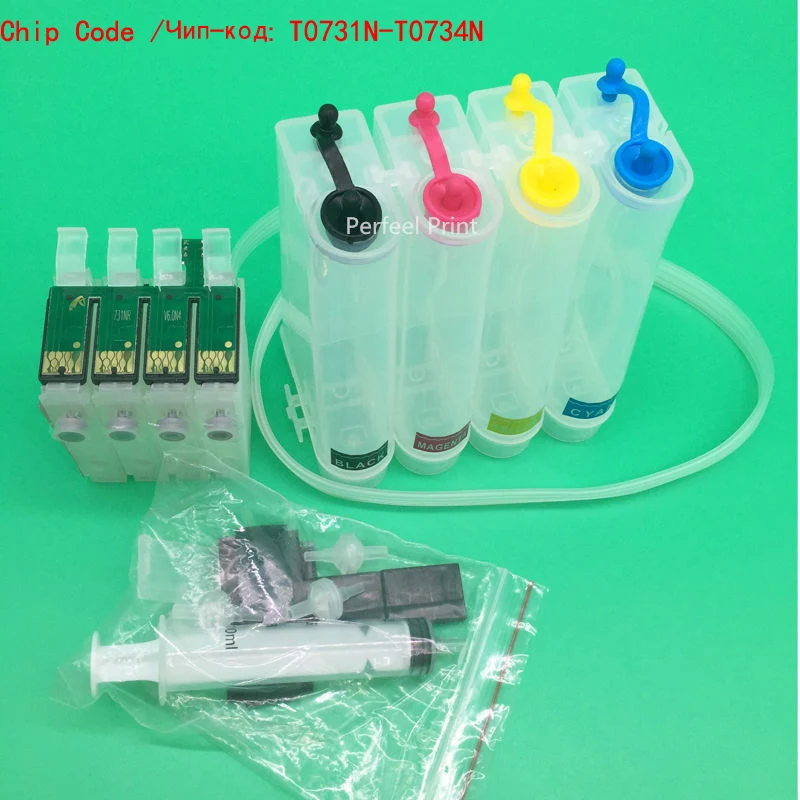 73N Empty CISS With Chip For Epson TX100 TX101 TX200 TX209 TX110 TX210 TX300F TX121 TX400 TX409 TX550W TX610 TX600FW TX410
73N Empty CISS With Chip For Epson TX100 TX101 TX200 TX209 TX110 TX210 TX300F TX121 TX400 TX409 TX550W TX610 TX600FW TX410