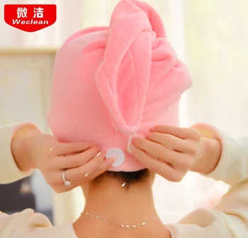 Elegant fresh water dry hair cap soft thick rub the hair dry towel cap strong water absorption speed
Elegant fresh water dry hair cap soft thick rub the hair dry towel cap strong water absorption speed