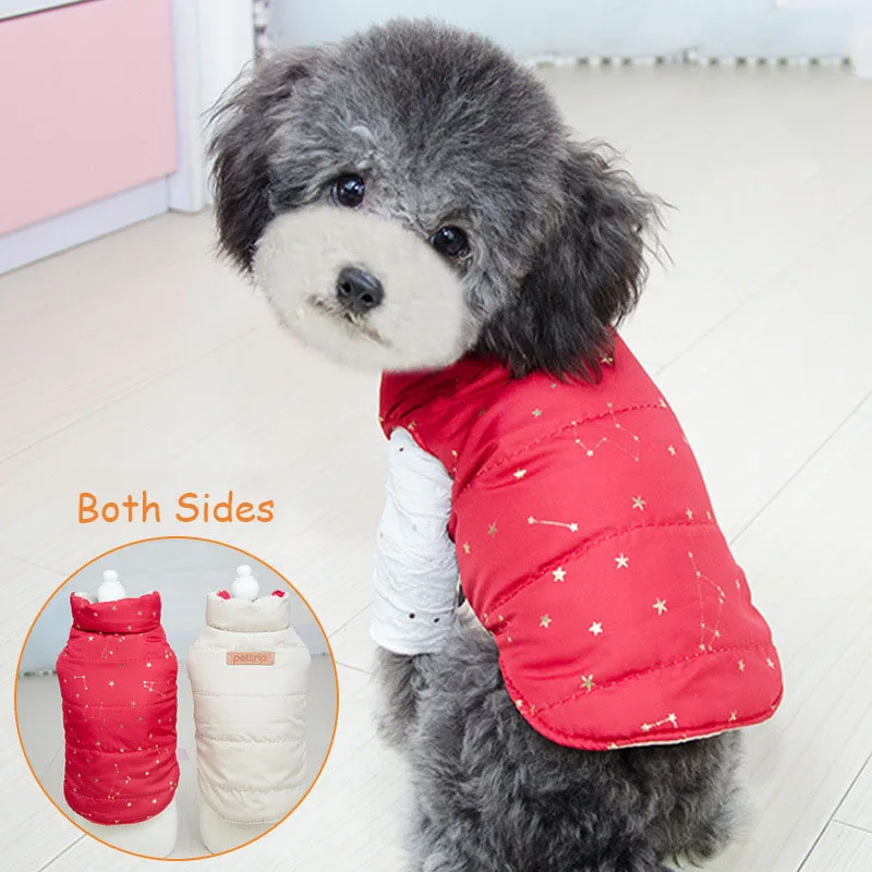 Dog Clothes for Small Dogs Winter Warm Coat for Chihuahua Dog Vest for French Bulldog Thicken Puppy Cat Jacket Both Sides Wear
Dog Clothes for Small Dogs Winter Warm Coat for Chihuahua Dog Vest for French Bulldog Thicken Puppy Cat Jacket Both Sides Wear