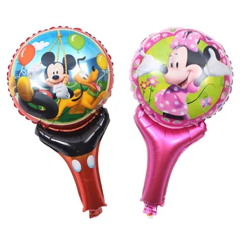 KUAWANLE 50pcs/lot Cartoon Mickey Minnie MouseHolding Sticks Foil Air Balloons Toys Birthday Party Supplies Decorations Globos
KUAWANLE 50pcs/lot Cartoon Mickey Minnie MouseHolding Sticks Foil Air Balloons Toys Birthday Party Supplies Decorations Globos