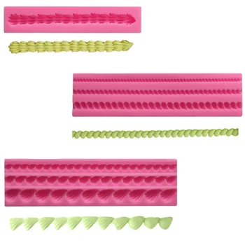 3D Long Shell Twist Rope Surrounding Edge Cake Border Lace Silicone Mould Fondant Cake Gumpaste SugarCraft Clay Decoration Tools
3D Long Shell Twist Rope Surrounding Edge Cake Border Lace Silicone Mould Fondant Cake Gumpaste SugarCraft Clay Decoration Tools