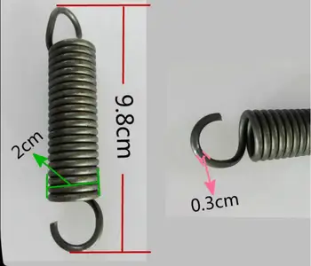 Commercial Gas Oven Parts pulling spring 9.8cm
Commercial Gas Oven Parts pulling spring 9.8cm