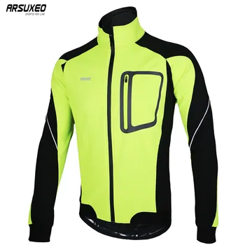 ARSUXEO Men's Winter Warm Up Thermal Cycling Jacket Bicycle Clothing Windproof Waterproof MTB Mountain Bike Jersey 14D
ARSUXEO Men's Winter Warm Up Thermal Cycling Jacket Bicycle Clothing Windproof Waterproof MTB Mountain Bike Jersey 14D