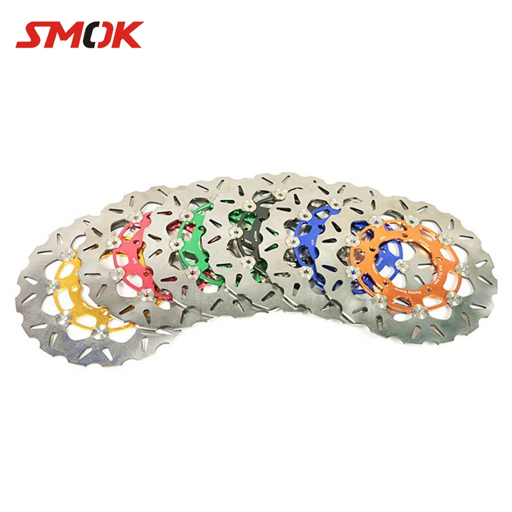SMOK Motorcycle Scooter 260mm Stainless Steel Front Brake Rotor Floating Disc Adapter Bracket For Yamaha BWS X 125 Cygnus 125
SMOK Motorcycle Scooter 260mm Stainless Steel Front Brake Rotor Floating Disc Adapter Bracket For Yamaha BWS X 125 Cygnus 125