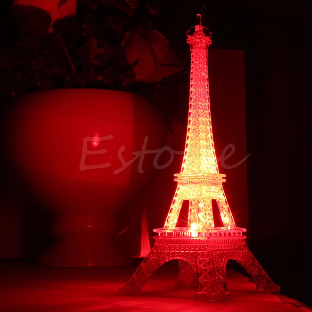 1Pc Lovely Eiffel Tower Night Light Luminaria Cute LED Art Deco Lamp Desk Bedroom Decor Small Luminaria Mesa Lighting
1Pc Lovely Eiffel Tower Night Light Luminaria Cute LED Art Deco Lamp Desk Bedroom Decor Small Luminaria Mesa Lighting