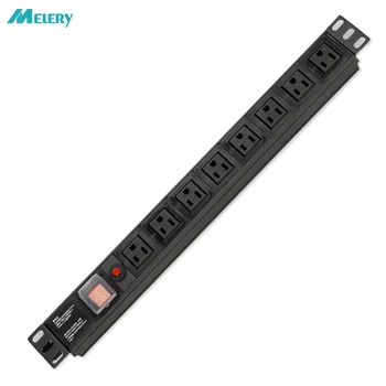 PDU Power Strip Surge Protector Cabinet Distribution Unit Socket 1U 8 way US Plug Outlets Overload Protection 2m Extension Cord
PDU Power Strip Surge Protector Cabinet Distribution Unit Socket 1U 8 way US Plug Outlets Overload Protection 2m Extension Cord