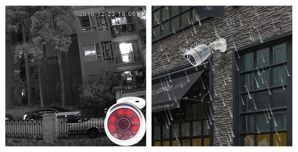 Smar CCTV 4CH 720P 1080P AHD Camera Kit P2P HDMI DVR Video Surveillance System Waterproof Outdoor Security Camera Kit (4)
