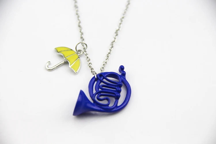ZRM Fashion How I Met Your Mother Blue French Horn Necklace Pendant with Silver Chain TV Jewelry
ZRM Fashion How I Met Your Mother Blue French Horn Necklace Pendant with Silver Chain TV Jewelry