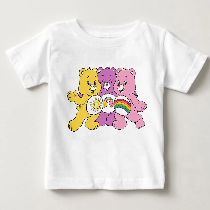 2018 new style summer Cute Care Bears short sleeve T-shirt kids small fresh casual tees tops boy and girl white T shirt MJ
2018 new style summer Cute Care Bears short sleeve T-shirt kids small fresh casual tees tops boy and girl white T shirt MJ