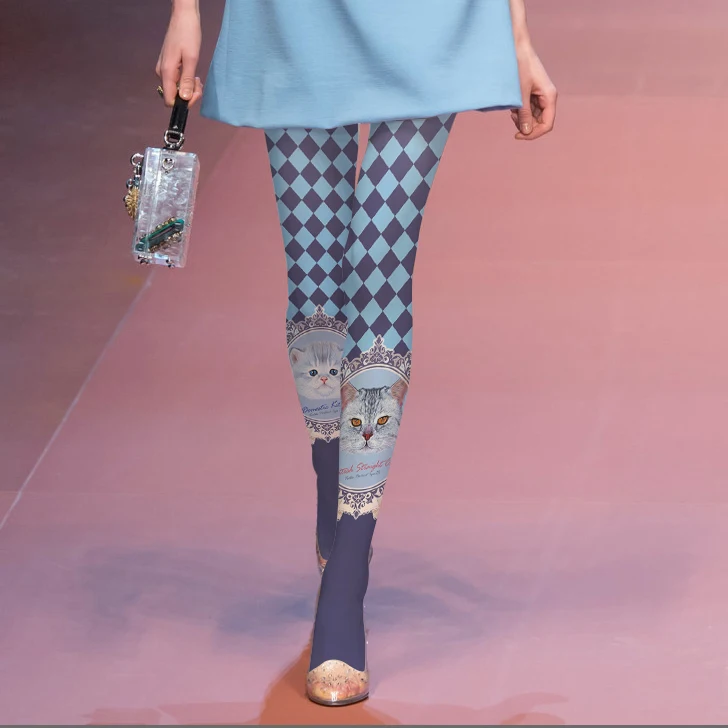 Medias Pantis Woman Tights Real High-grade Printed Stockings Japan's Original Sufeng Kitty Grid Pantyhose Fashion Shows Elegant
Medias Pantis Woman Tights Real High-grade Printed Stockings Japan's Original Sufeng Kitty Grid Pantyhose Fashion Shows Elegant