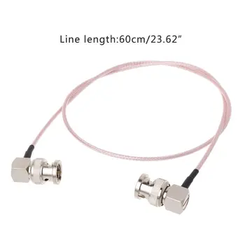 60cm HD SDI Video Connector Cable RG179 BNC Male To BNC Right Angle Plug For BMCC Blackmagic Camera
60cm HD SDI Video Connector Cable RG179 BNC Male To BNC Right Angle Plug For BMCC Blackmagic Camera