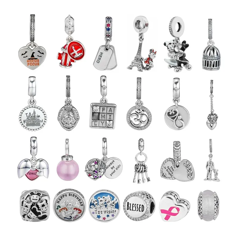 100% 925 Sterling Silver Snow White Bird Apple Pinocchio Dangle Charm Fits Pandora Snake Chain Bracelets DIY Making Bead Jewelry
100% 925 Sterling Silver Snow White Bird Apple Pinocchio Dangle Charm Fits Pandora Snake Chain Bracelets DIY Making Bead Jewelry