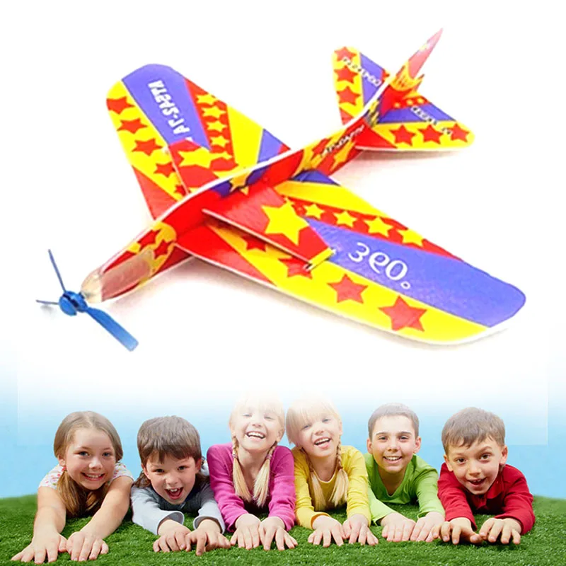 2019 New Fashion 1 Pcs Foam Aircraft Model Toy Hand Throw Magic Roundabout Paper Airplane Model Flying Toys For Kids' Birthday
2019 New Fashion 1 Pcs Foam Aircraft Model Toy Hand Throw Magic Roundabout Paper Airplane Model Flying Toys For Kids' Birthday