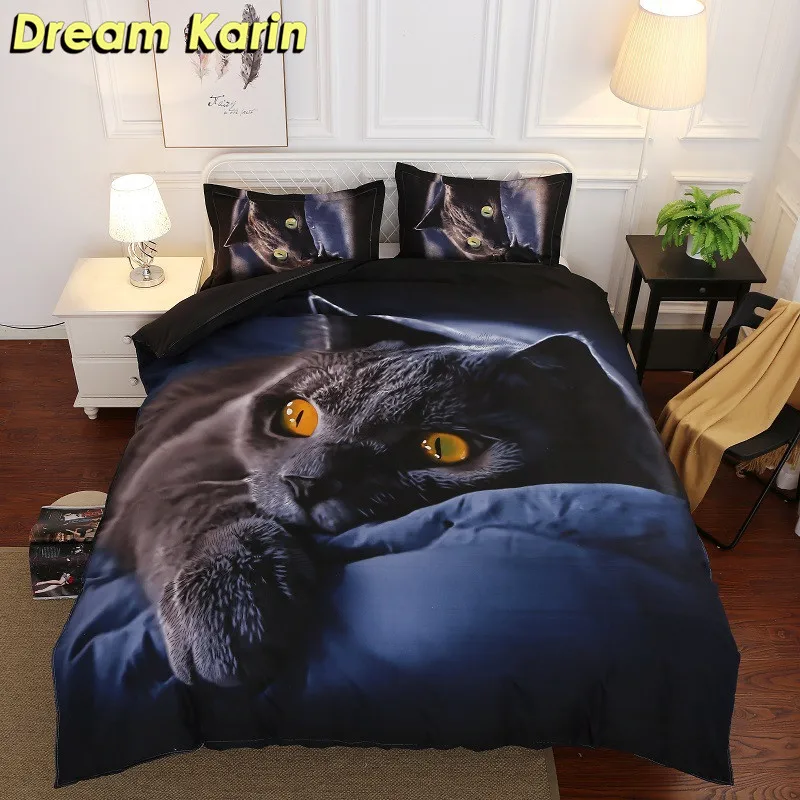 3D Printed Duvet Cover Sets Animal Wolf Cat Bed Linens Bedding Sets with Pillowcase Single Full Size Bedclothes Comforter Covers
3D Printed Duvet Cover Sets Animal Wolf Cat Bed Linens Bedding Sets with Pillowcase Single Full Size Bedclothes Comforter Covers