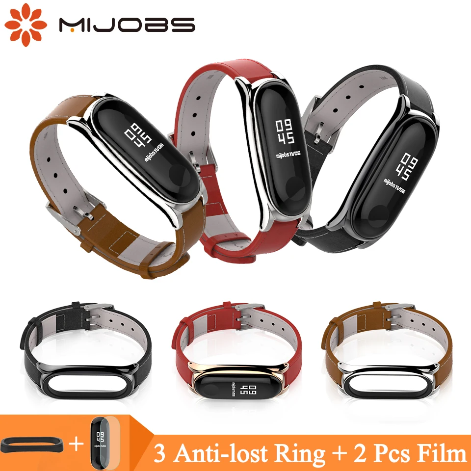 Mijobs Mi Band 4 Genuine Leather Bracelet Wrist Strap For Xiaomi Mi Band 4 3 Screwless Smart Watch Accessories Bracelet Miband 3
Mijobs Mi Band 4 Genuine Leather Bracelet Wrist Strap For Xiaomi Mi Band 4 3 Screwless Smart Watch Accessories Bracelet Miband 3