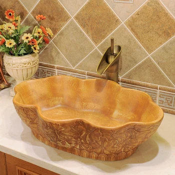 Europe style China Handmade Lavabo Washbasin Artistic Bathroom Sink countertop ceramic bowl sinks chinese wash basin
Europe style China Handmade Lavabo Washbasin Artistic Bathroom Sink countertop ceramic bowl sinks chinese wash basin