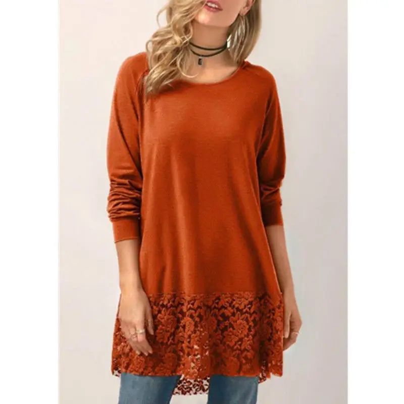 MeiHuiDa 2018 New Style Fashion Sexy Women's Plus Size Long Sleeve Ladies Casual Party Lace Patchwork Dress Tops
MeiHuiDa 2018 New Style Fashion Sexy Women's Plus Size Long Sleeve Ladies Casual Party Lace Patchwork Dress Tops