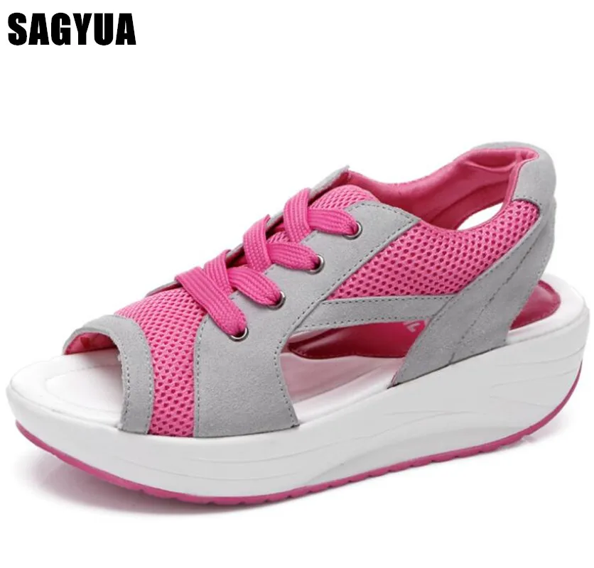 Open Toe Sandals Women platform Wedges Shoe 2019 Summer Mesh Breathable ladies Casual shoes lace up beach Slides girls Mujer 783
Open Toe Sandals Women platform Wedges Shoe 2019 Summer Mesh Breathable ladies Casual shoes lace up beach Slides girls Mujer 783