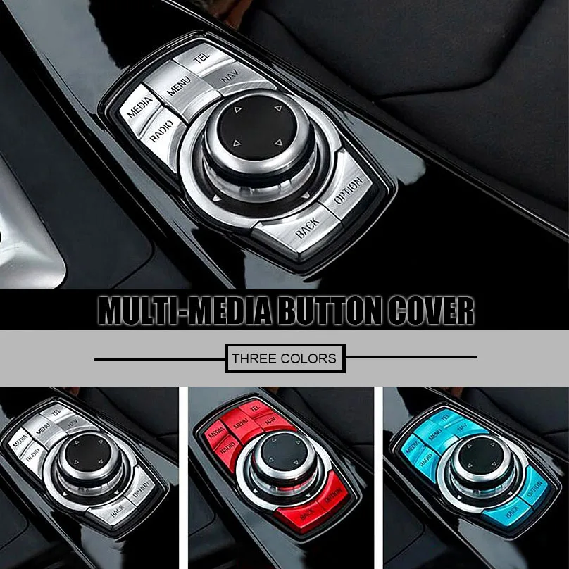 Автомобильная наклейка iDrive Multi-Media 7-Button Обложка для BMW 2 3 4 5 6 X5 X6 i3 Z4 Series | Автомобили