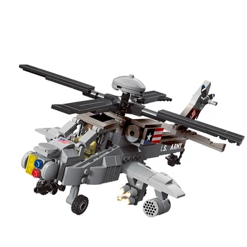 Building blocks figures toys USA Army APACHE AH-64A gunships model Learning School Education Christmas Gift brinquedos Toy
Building blocks figures toys USA Army APACHE AH-64A gunships model Learning School Education Christmas Gift brinquedos Toy