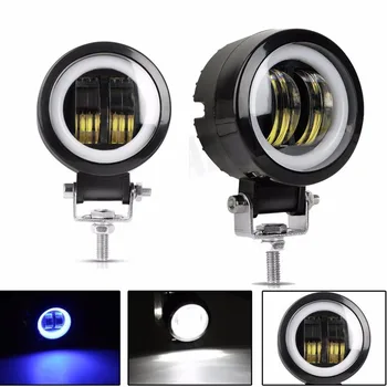 Krator 2PCS 3Inch 12V 24V 6500K 40W Waterproof Round LED Angel Eyes Light Bar Offroad Car Boat led Work Light
Krator 2PCS 3Inch 12V 24V 6500K 40W Waterproof Round LED Angel Eyes Light Bar Offroad Car Boat led Work Light