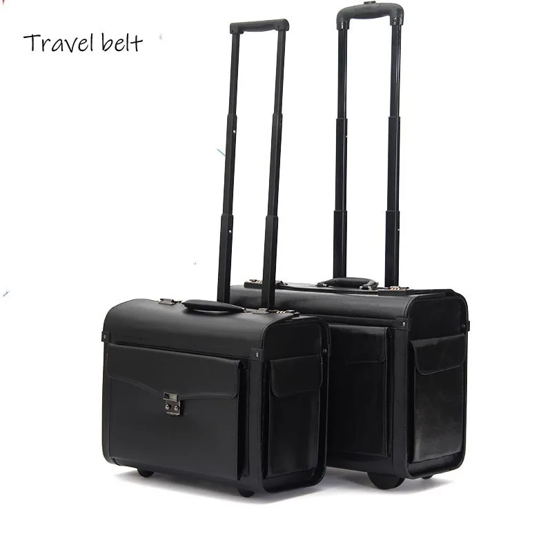 Short trip, high quality, pilot Multifunction 19 inch size Rolling Luggage Spinner brand Captain's suitcase
Short trip, high quality, pilot Multifunction 19 inch size Rolling Luggage Spinner brand Captain's suitcase