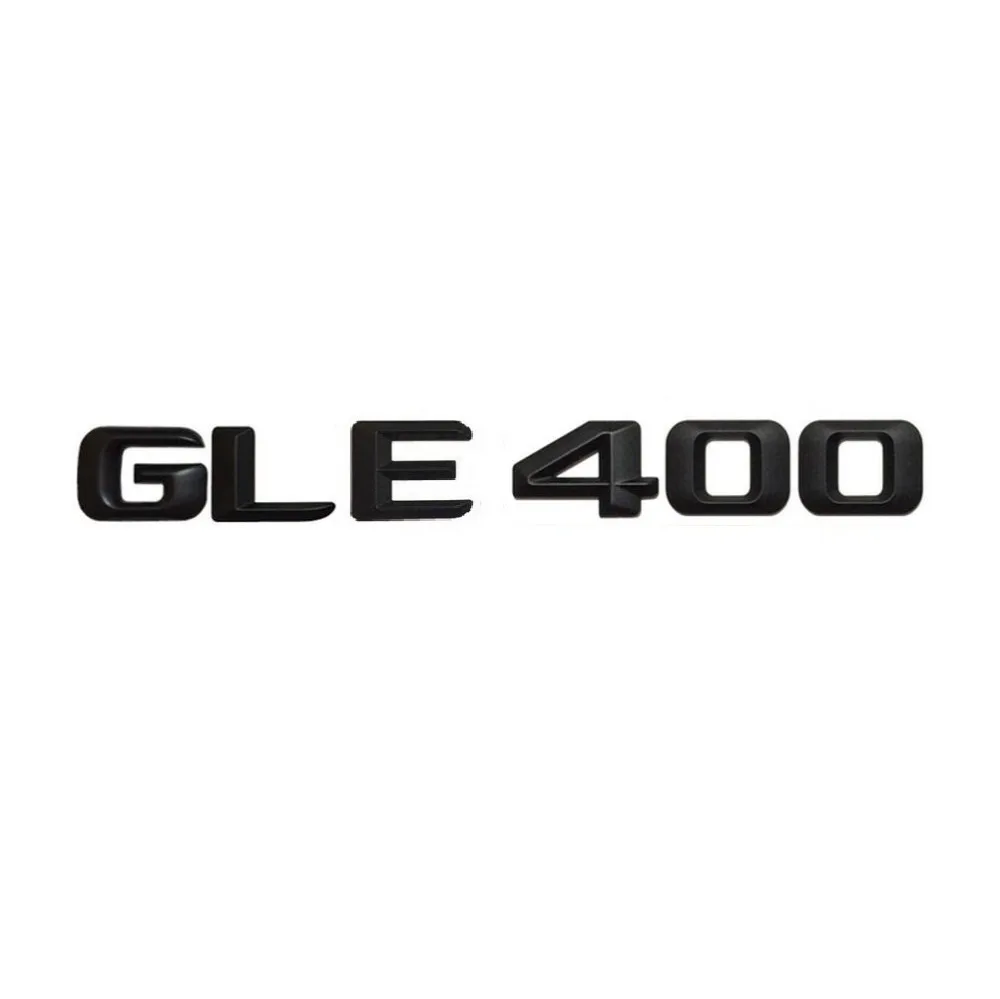 Матовая черная надпись GLE 400 для багажника автомобиля значок с надписью на заднюю