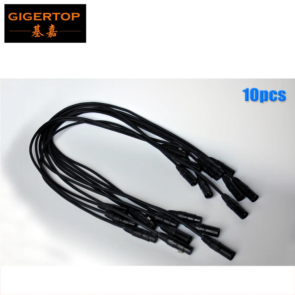 Fast Shipping 10PCS DMX 512 Signal Stage Lighting Cable 3Pin Male Female Digital Audio Cable Cord 1 meter long DMX connect Cable
Fast Shipping 10PCS DMX 512 Signal Stage Lighting Cable 3Pin Male Female Digital Audio Cable Cord 1 meter long DMX connect Cable