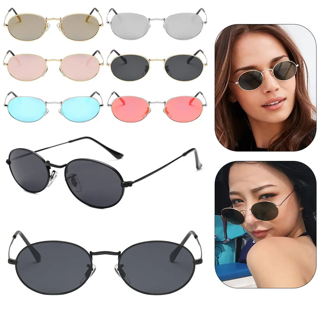 Small Round Sunglasses Women Retro Red Eyewear Vintage Glasses Metal Mirror Points Gold Pink Sun Glasses Female 006
Small Round Sunglasses Women Retro Red Eyewear Vintage Glasses Metal Mirror Points Gold Pink Sun Glasses Female 006