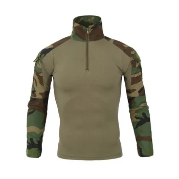 LASPERAL Men's Camouflage Clothing Shirt Male Military Military Training Work Zipper Long-sleeved Top Shirt Riding
LASPERAL Men's Camouflage Clothing Shirt Male Military Military Training Work Zipper Long-sleeved Top Shirt Riding