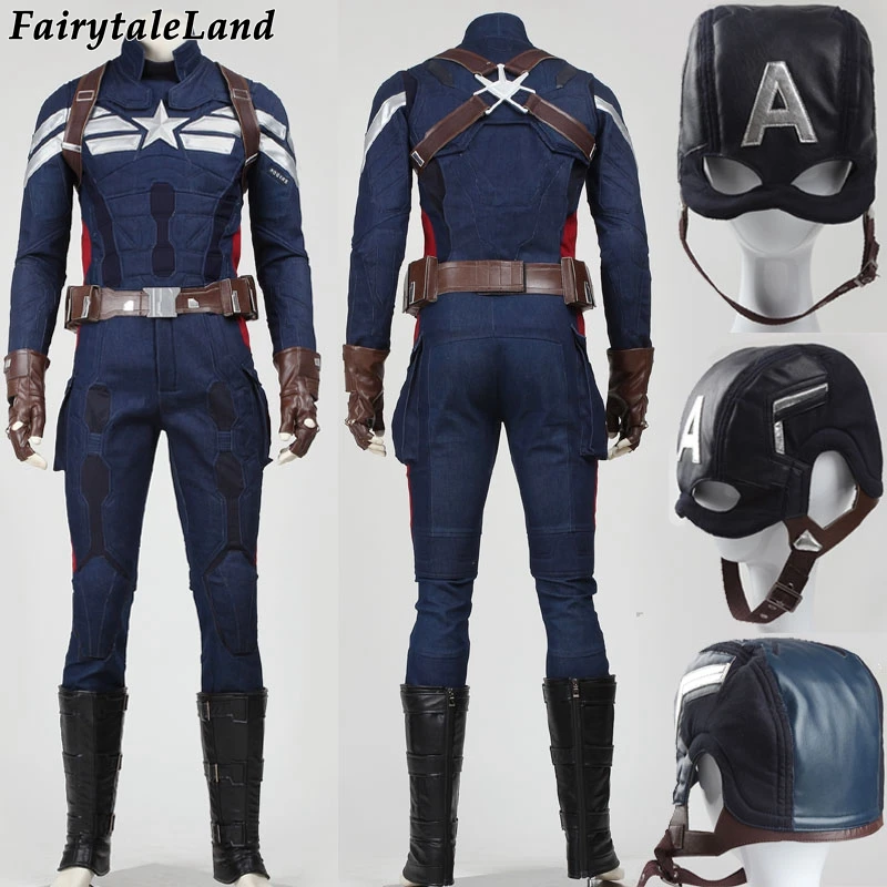 Halloween costumes adult Captain America 2 the winter soldier Cosplay Costume superhero captain america costume adult steve suit
Halloween costumes adult Captain America 2 the winter soldier Cosplay Costume superhero captain america costume adult steve suit