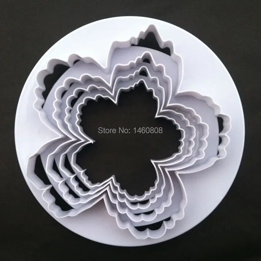 Bigger Peony Petals Cutter, 4pcs/set Gum Paste Flowers Cake Decorating Cutter Fondant Mold Sugar Tools
Bigger Peony Petals Cutter, 4pcs/set Gum Paste Flowers Cake Decorating Cutter Fondant Mold Sugar Tools