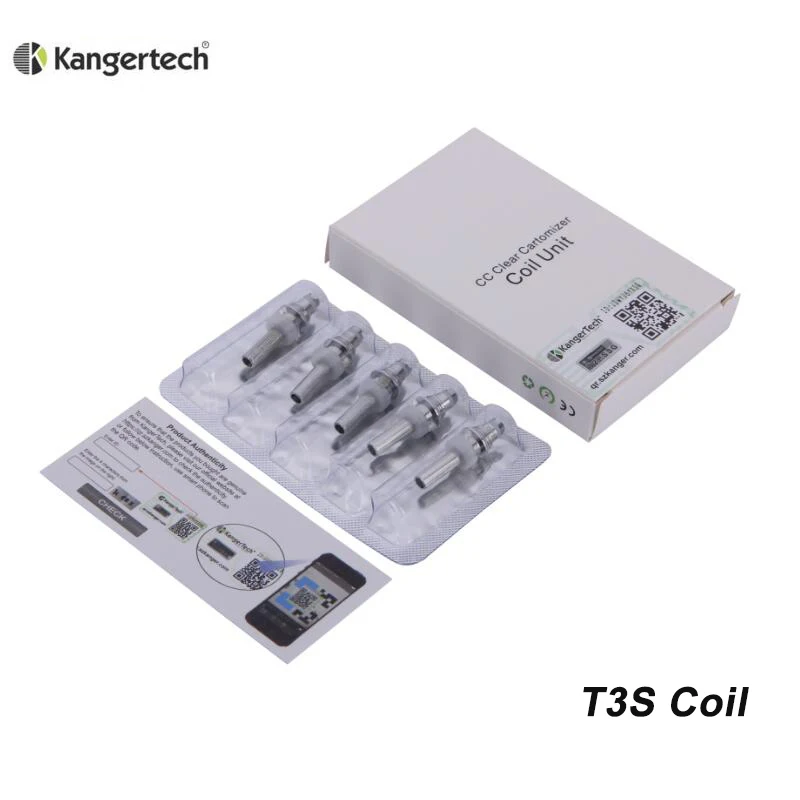 20pcs/lot Original Kangertech T3S Heating Coil 1.8ohm 2.2ohm 2.5ohm Atomizer Replacement Core For Kanger T3S Atomizer
20pcs/lot Original Kangertech T3S Heating Coil 1.8ohm 2.2ohm 2.5ohm Atomizer Replacement Core For Kanger T3S Atomizer