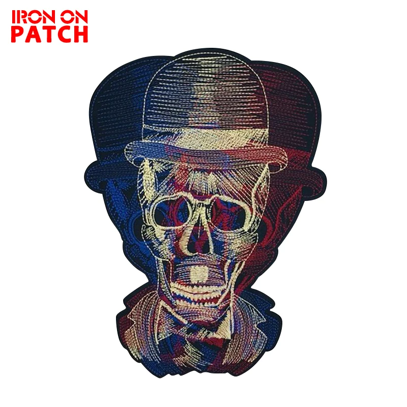 Phantom Skull Badges For Clothing Iron Embroidered patch Applique Iron On Clothes Riverdale Accessories Stickers Punk
Phantom Skull Badges For Clothing Iron Embroidered patch Applique Iron On Clothes Riverdale Accessories Stickers Punk