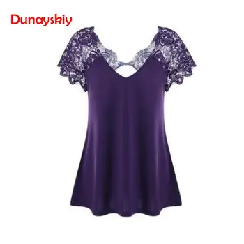 Plus Size Cutwork Lace Up Trim Loose T-Shirt Women Hollow Out Summer Casual Short Sleeve Tees Top Female Fashion Shirts
Plus Size Cutwork Lace Up Trim Loose T-Shirt Women Hollow Out Summer Casual Short Sleeve Tees Top Female Fashion Shirts