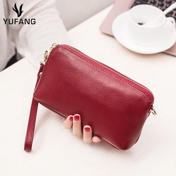 YUFANG Genuine Leather Clutch Bag Leisure Style Mini Crossbody Bag Natural Cowhide Messenger Bag For Lady Zipper Party Package
YUFANG Genuine Leather Clutch Bag Leisure Style Mini Crossbody Bag Natural Cowhide Messenger Bag For Lady Zipper Party Package